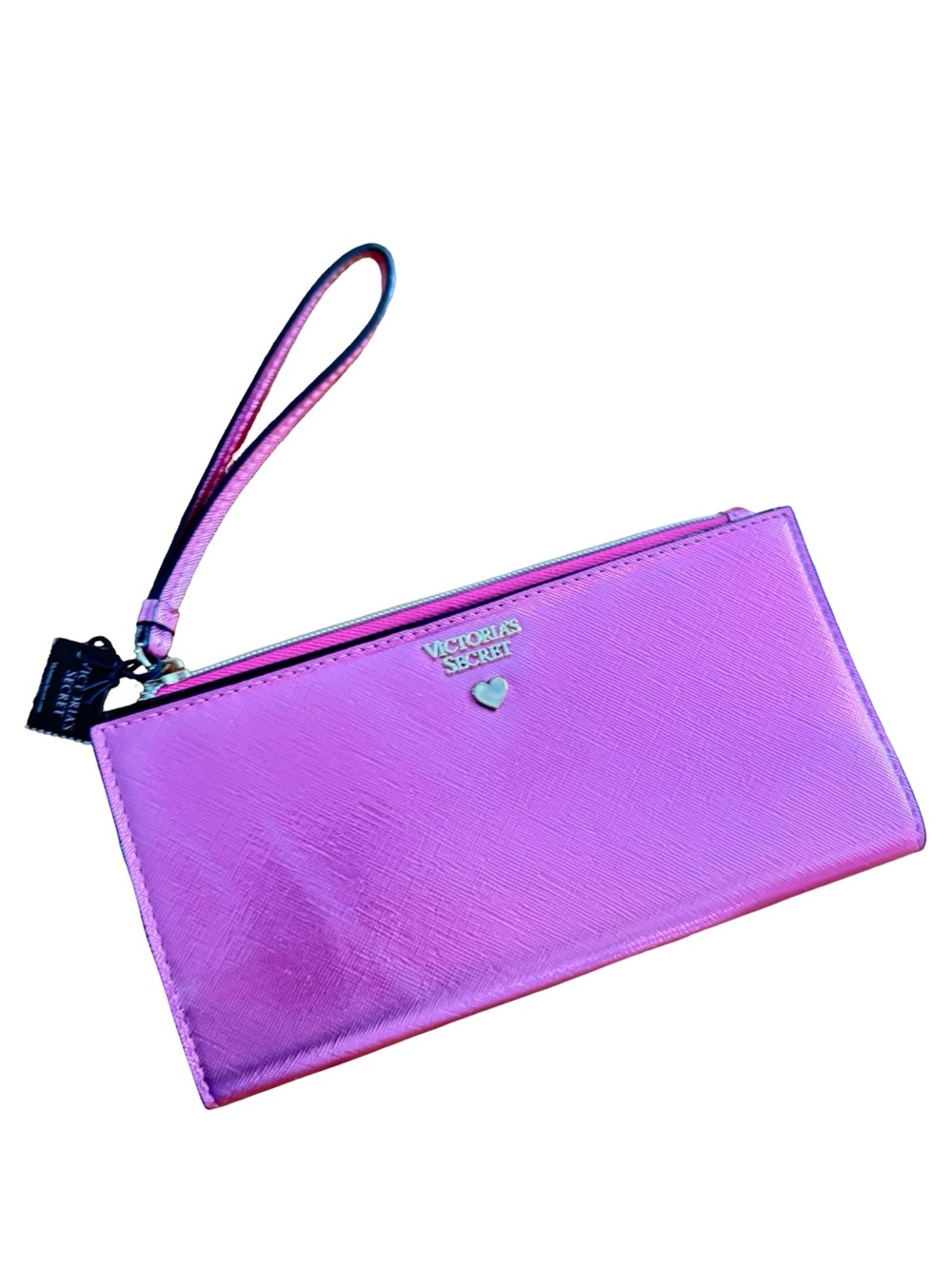Victorias Secret Pink Metallic Wallet Wristlet